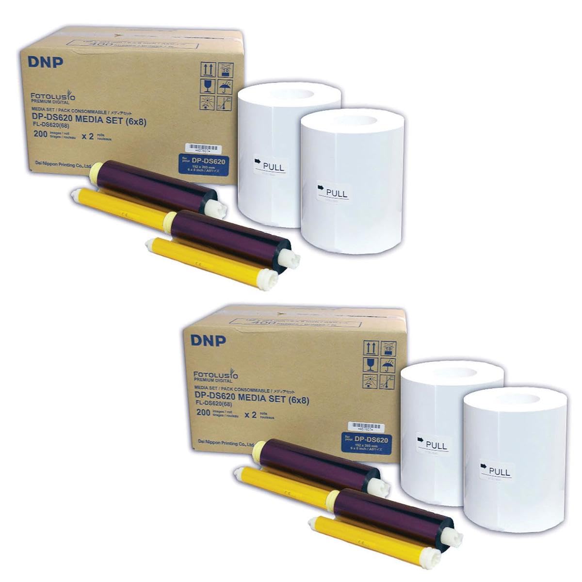 Amazon.com: DNP 2X 6x8 Dye Sub Media for DS620A Printer, 400